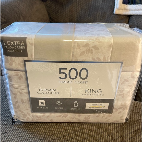 Norvara King Sheet Set - Picture 1 of 4